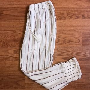Striped beach pants